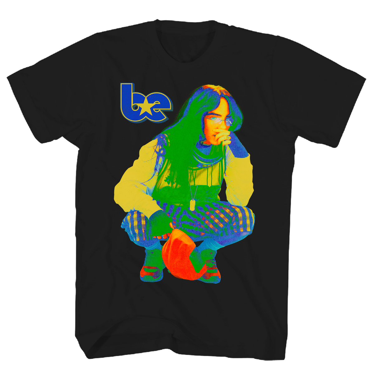 BILLIE EILISH BE DESIGN RECYCLED ECO MAX BLACK TEE