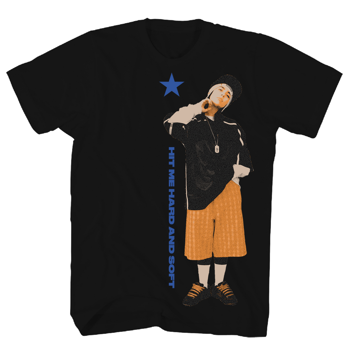 BILLIE EILISH HIT ME HARD AND SOFT RECYCLED ECOMAX BLACK TEE