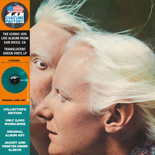 JOHNNY & EDGAR WINTER 'TOGETHER' LP - TRANSLUCENT GREEN
