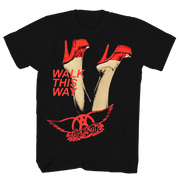 AEROSMITH WALK THIS WAY BLACK TEE