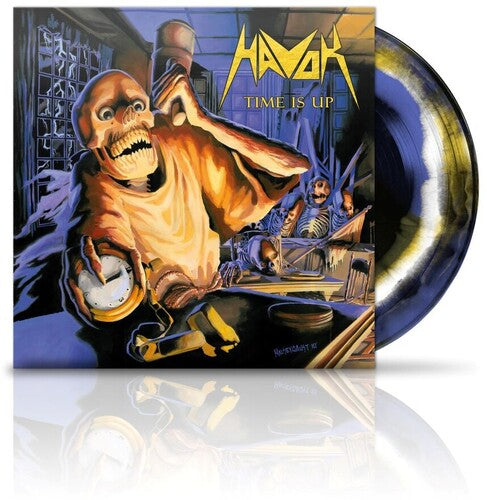 HAVOK 'TIME IS UP' LP - BLACK/BLUE/WHITE/YELLOW