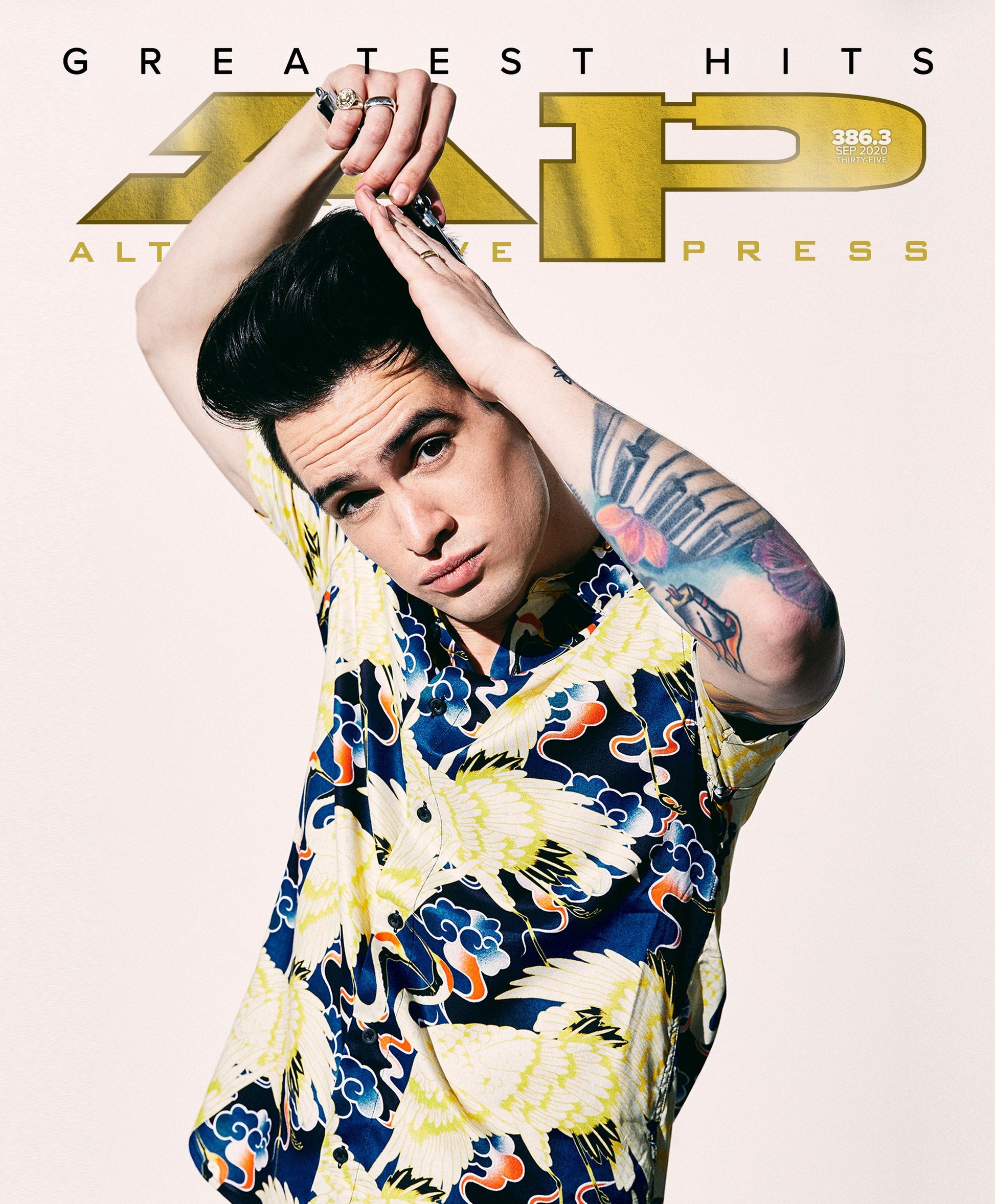 Brendon Urie - Alternative Press Magazine Issue 386 Version 3 - Solo Collection Cover Collection Alternative Press 