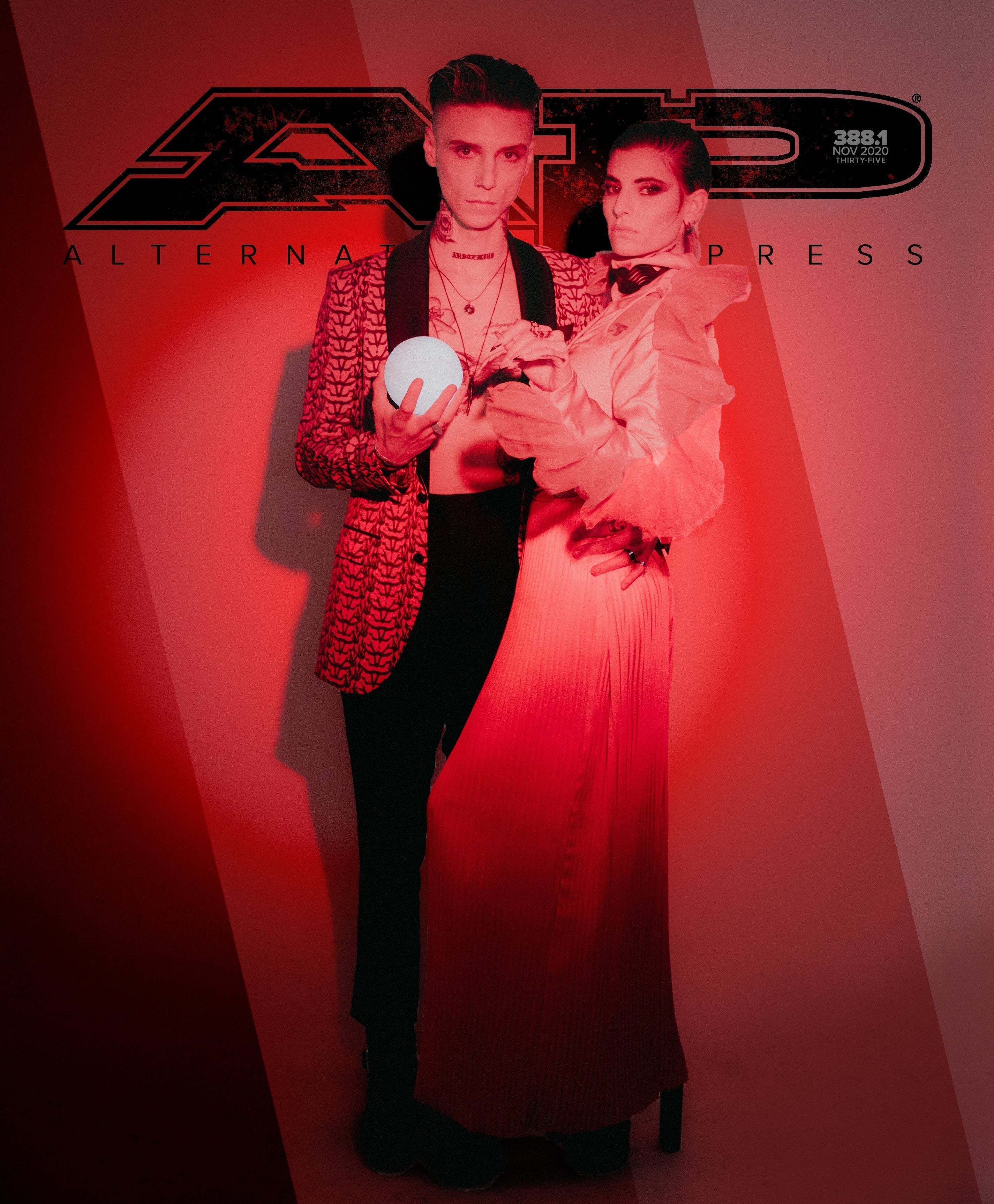 ALTERNATIVE PRESS NOVEMBER 2020 ISSUE FEATURING ANDY BIERSACK