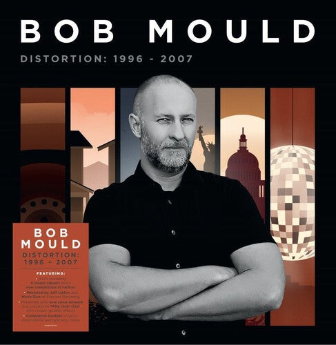 BOB MOULD 'DISTORTION: 1996-2007' SIGNED 8LP  - CLEAR SPLATTER