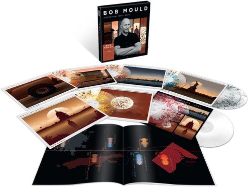 BOB MOULD 'DISTORTION: 1996-2007' SIGNED 8LP  - CLEAR SPLATTER
