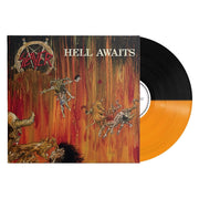 SLAYER 'HELL AWAITS' LP - TRANSPARENT ORANGE/BLACK