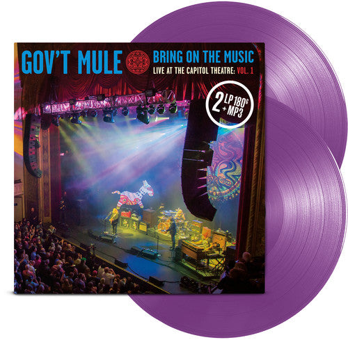 GOV'T MULE 'BRING ON THE THE MUSIC - LIVE AT THE CAPITOL THEATRE: VOL. 1' 2LP - PURPLE