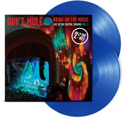 GOV'T MULE 'BRING ON THE MUSIC - LIVE AT THE CAPITOL THEATRE: VOL. 2' 2LP - BLUE