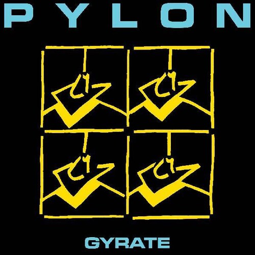 PYLON 'GYRATE' LP - LTD. EDITION - CLEAR/YELLOW