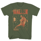 MORGAN WALLEN 1993 BASEBALL CARD MILITARY GREEN T-SHIRT/S