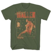 MORGAN WALLEN 1993 BASEBALL CARD MILITARY GREEN T-SHIRT/S