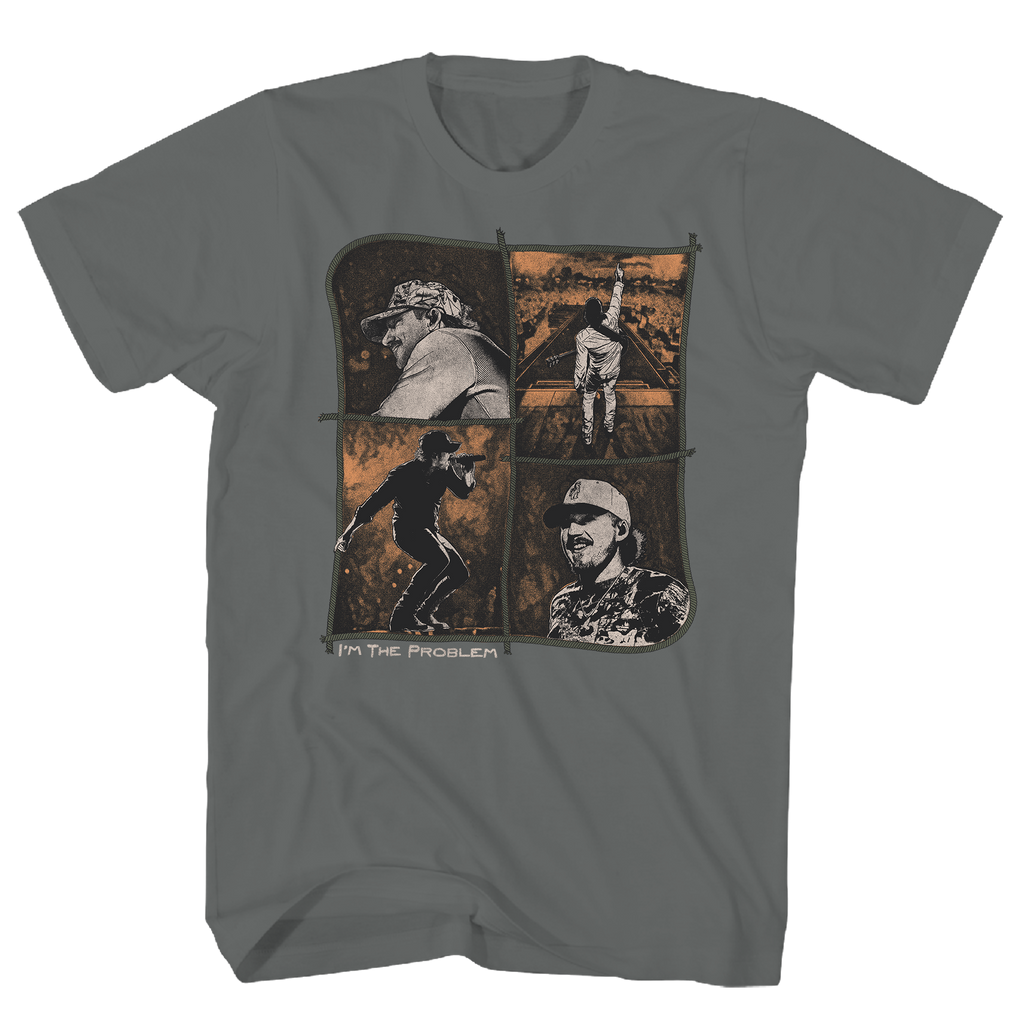 MORGAN WALLEN I'M THE PROBLEM CHARCOAL T-SHIRT/S