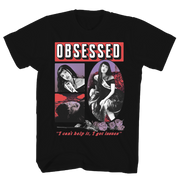 OLIVIA RODRIGO OBSESSED BLACK TEE