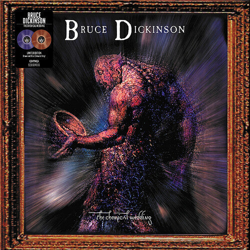 BRUCE DICKINSON 'THE CHEMICAL WEDDING' LP BROWN/BLUE