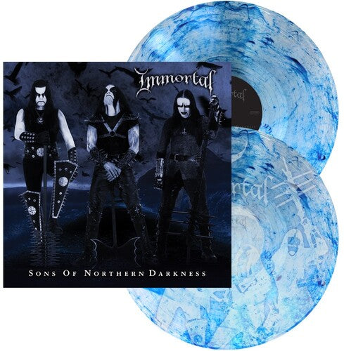 IMMORTAL 'SONS OF NORTHERN DARKNESS' 2LP - CLEAR/BLUE/SWIRL
