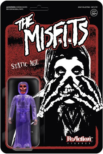 MISFITS REACTION FIGURE 'FIEND STATIC AGE' - CLEAR PURPLE