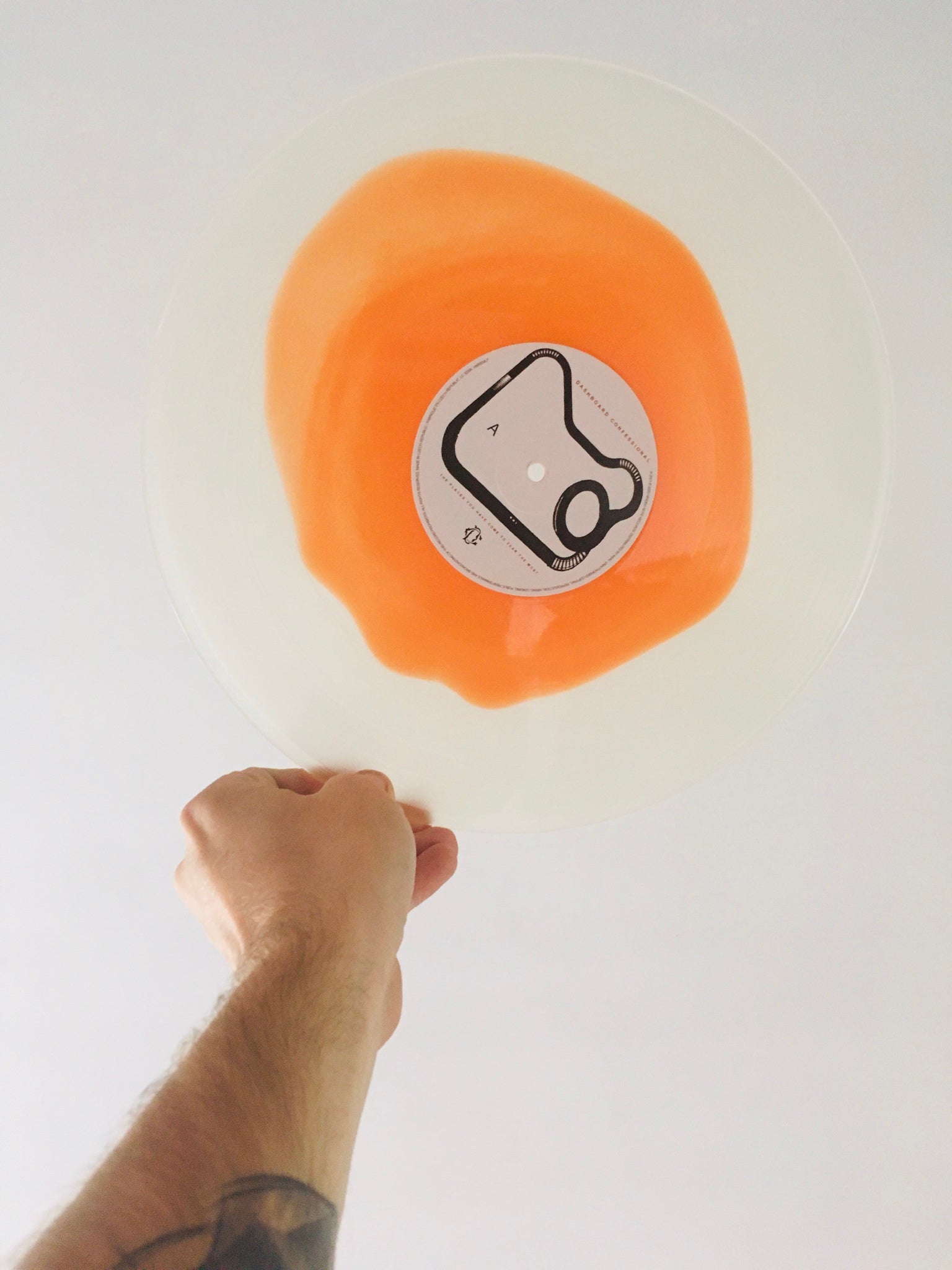 DASHBOARD CONFESSIONAL 'THE PLACES YOU HAVE COME TO FEAR THE MOST' LP - ORANGE/CLOUDY CLEAR