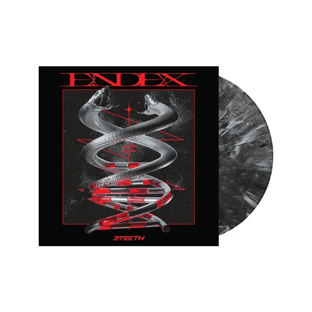 3TEETH x REVOLVER BUNDLE – 2023 FALL ISSUE W/ 'ENDEX' LP - EXCLUSIVE - LTD. 1000 - BLACK/WHITE/MARBLE