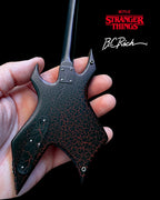 OFFICIAL STRANGER THINGS' EDDIE'S GUITAR B.C. RICH' NJ WARLOCK' MINI GUITAR MODEL