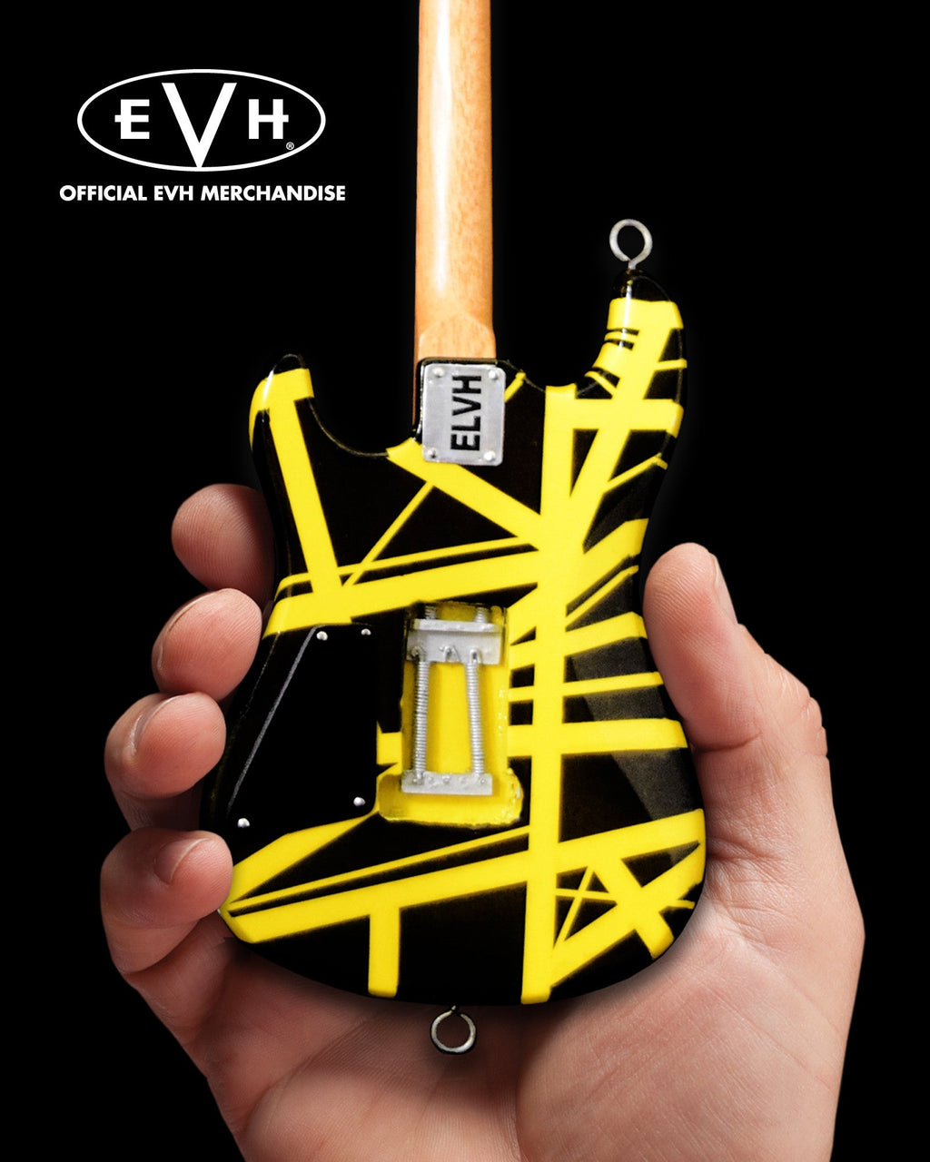 EVH SET OF 3 EDDIE VAN HALEN MINI GUITAR REPLICA COLLECTIBLES - OFFICIALLY LICENSED