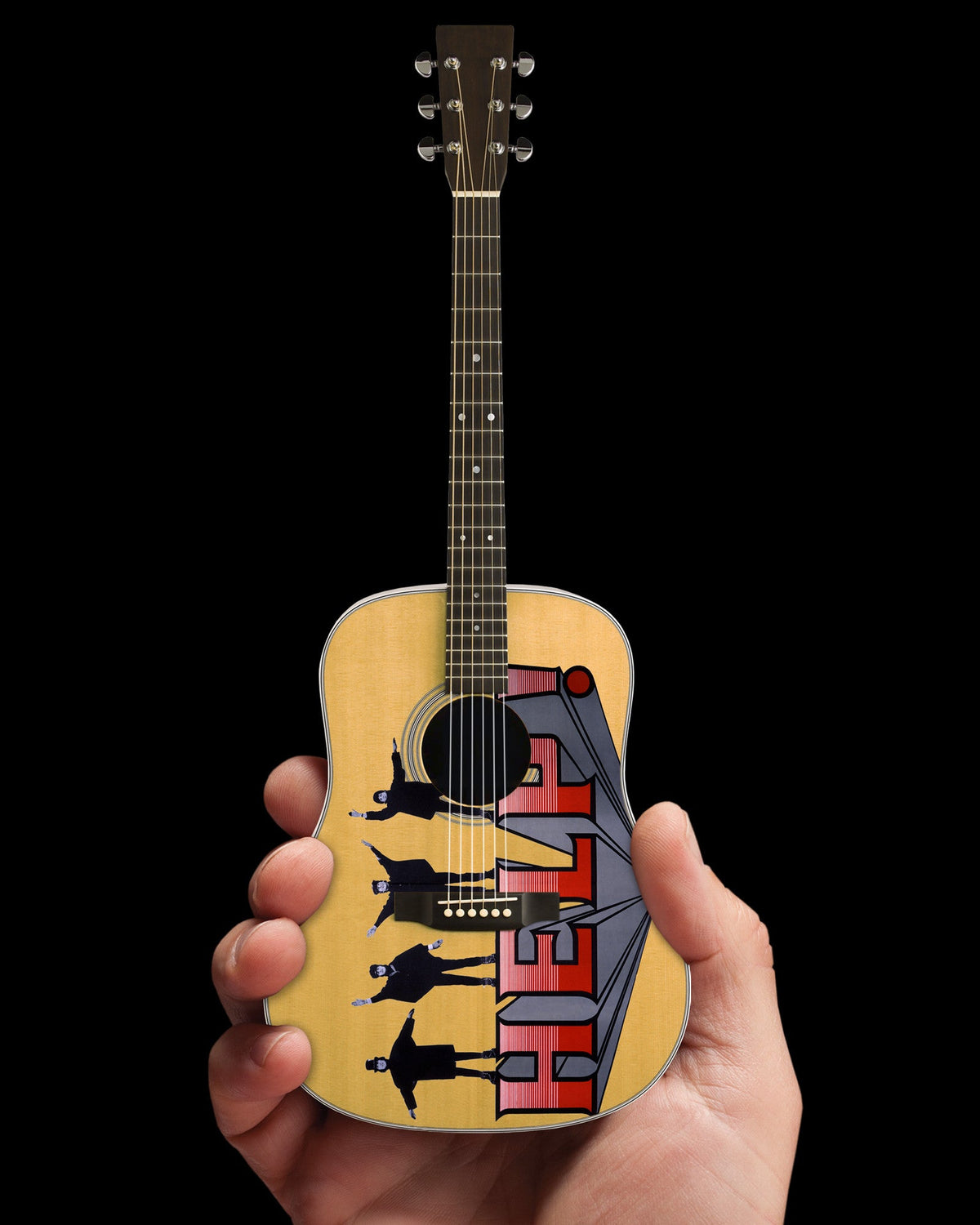 LICENSED FAB FOUR - HELP! TRIBUTE MINI ACOUSTIC - RADIO DAYS