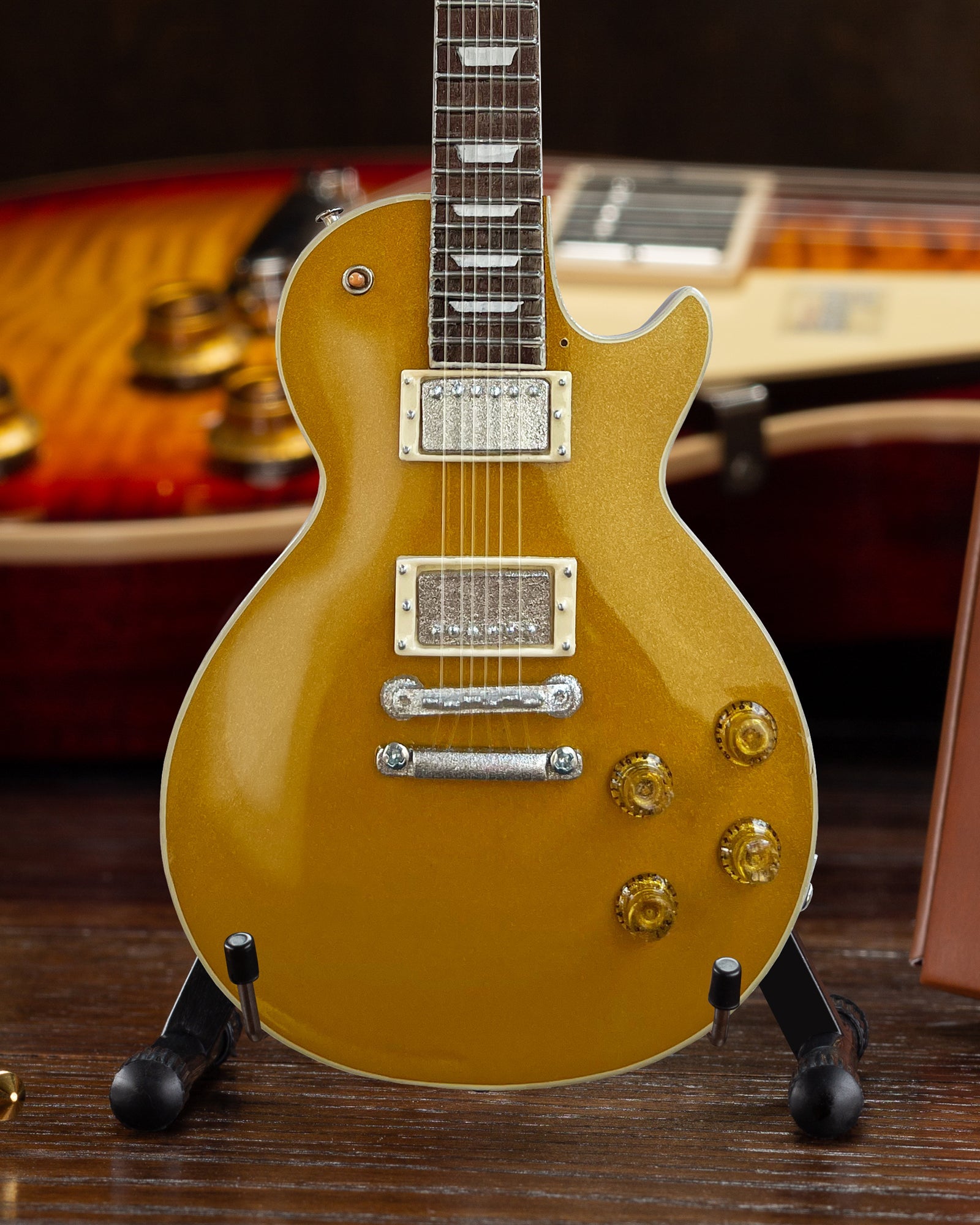 DUANE ALLMAN 1957 GIBSON LES PAUL GOLDTOP MINI GUITAR MODEL