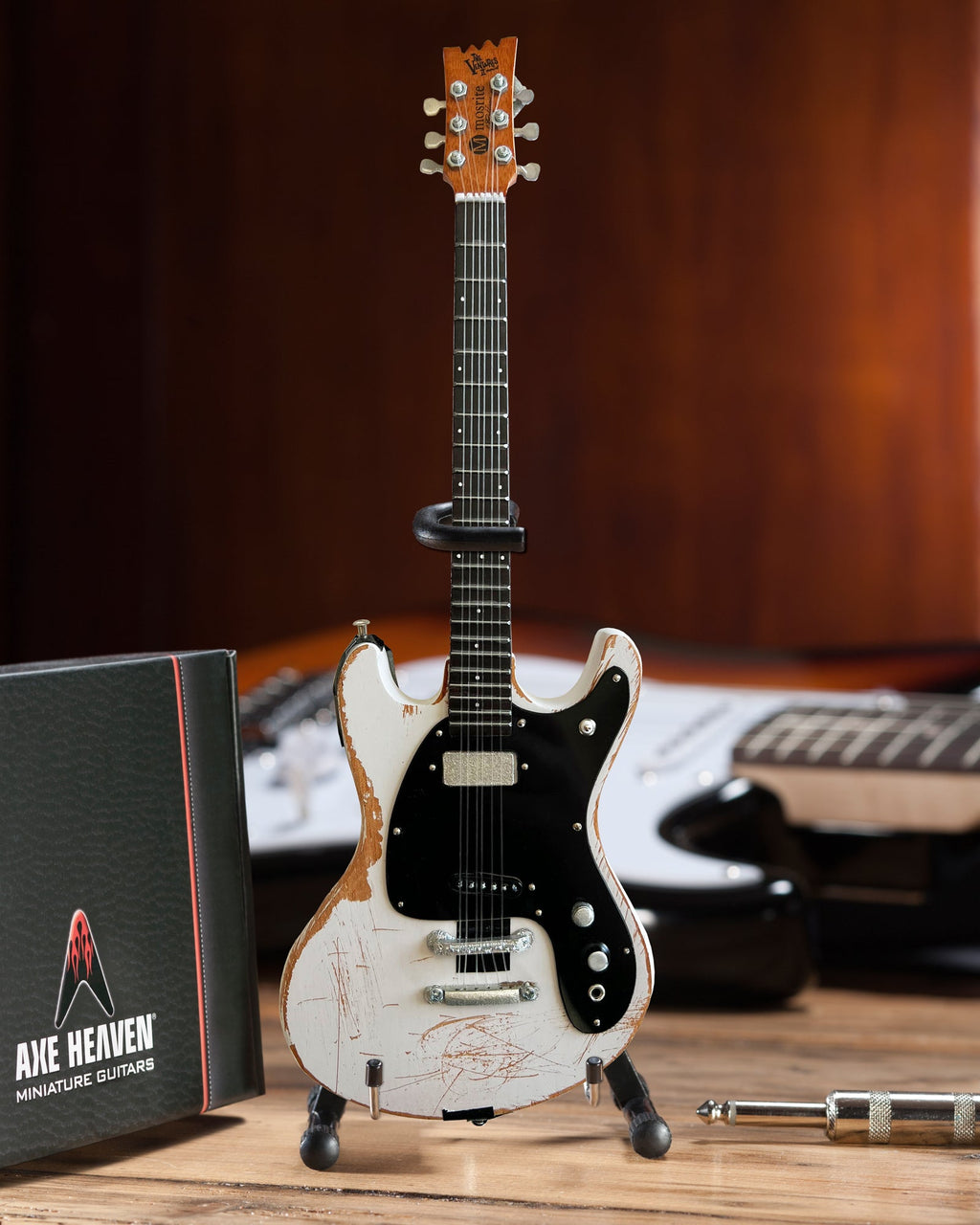JOHNNY RAMONE SIGNATURE 1965 MOSRITE VENTURES II MINI GUITAR MODEL
