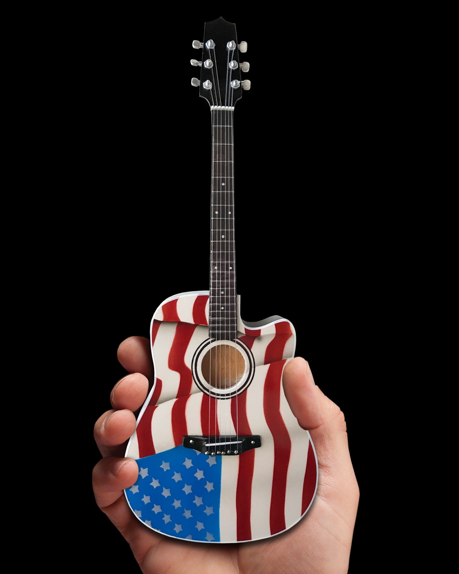 TOBY KEITH SIGNATURE USA FLAG ACOUSTIC MINI ACOUSTIC GUITAR MODEL