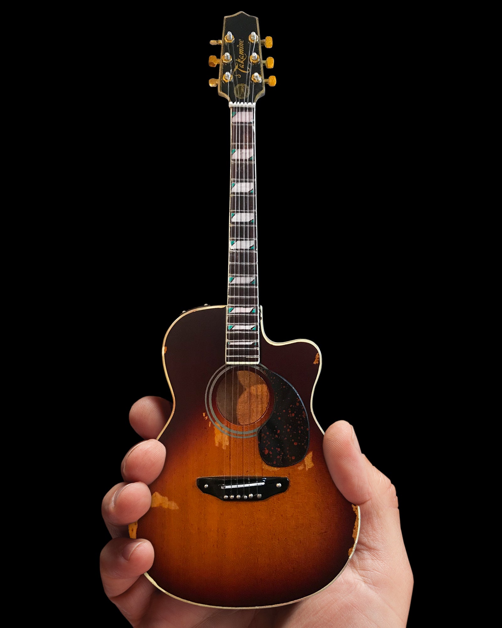 TOBY KEITH SIGNATURE SUNBURST ACOUSTIC MINI GUITAR MODEL