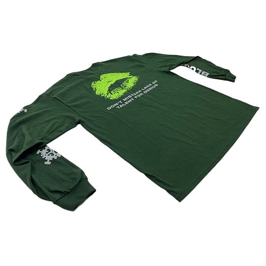 TYPE O NEGATIVE 'CRUDE GEARS' LONG SLEEVE GREEN