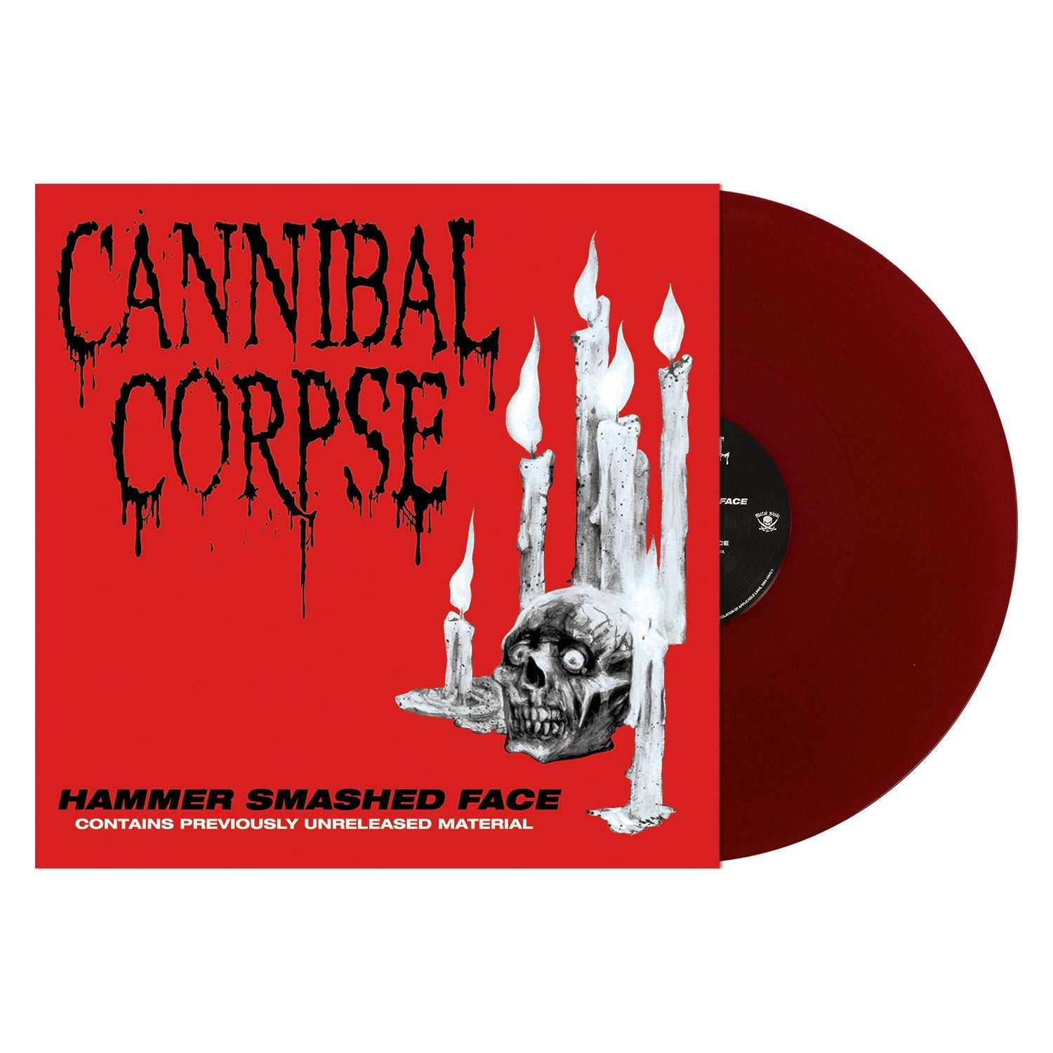 CANNIBAL CORPSE 'HAMMER SMASHED FACE' LP - RED