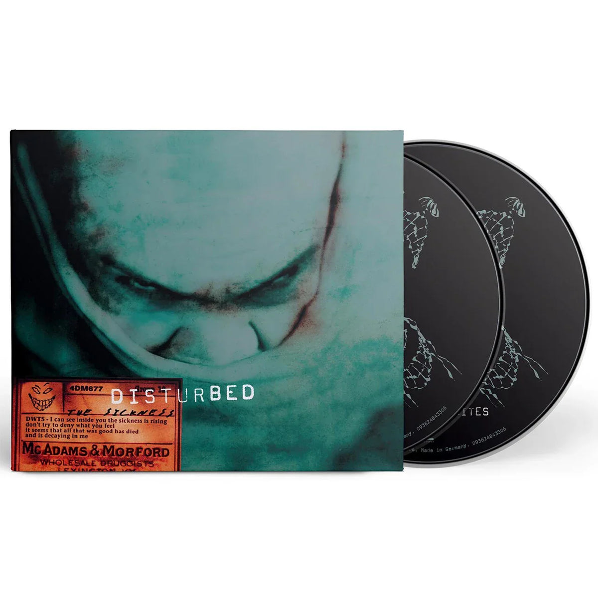 DISTURBED 'THE SICKNESS'  25TH ANNIVERSARY 2CD