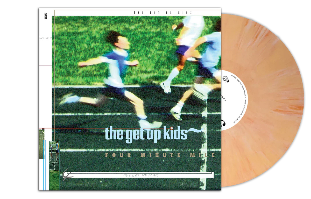 THE GET UP KIDS'FOUR MINUTE MILE' 25TH ANNIVERSARY LP - EXCLUSIVE - LTD. 500 - DREAMSICLE