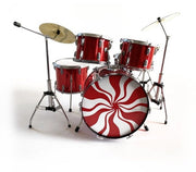 THE WHITE STRIPES - MEG WHITE - LUDWIG MINI DRUM KIT