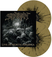 SUFFOCATION 'LIVE IN NORTH AMERICA' 2LP - GOLD/BLACK/SPLATTER