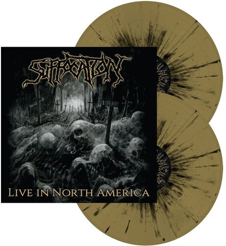 SUFFOCATION 'LIVE IN NORTH AMERICA' 2LP - GOLD/BLACK/SPLATTER