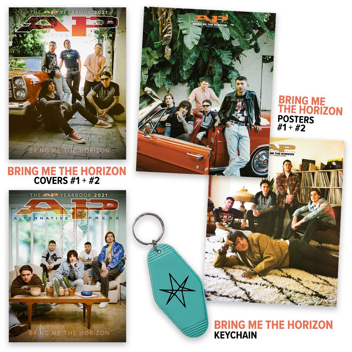 Bring Me The Horizon - Alternative Press Magazine Issue 401 - December 2021 - The Complete Collection Collection Alternative Press 