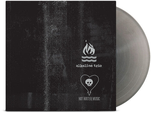 ALKALINE TRIO / HOT WATER MUSIC 'SPLIT' 20TH ANNIVERSARY LP - SILVER