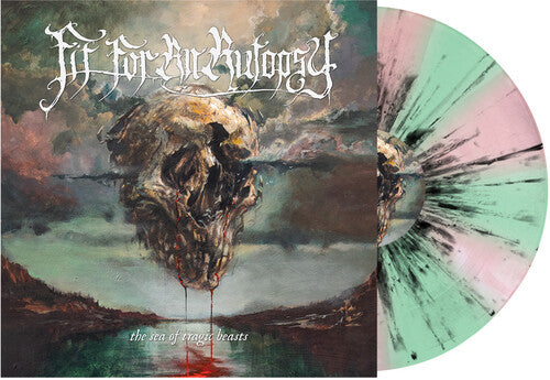 FIT FOR AN AUTOPSY 'SEA OF TRAGIC BEASTS' LP - MINT GREEN/PINK/BLACK SPLATTER