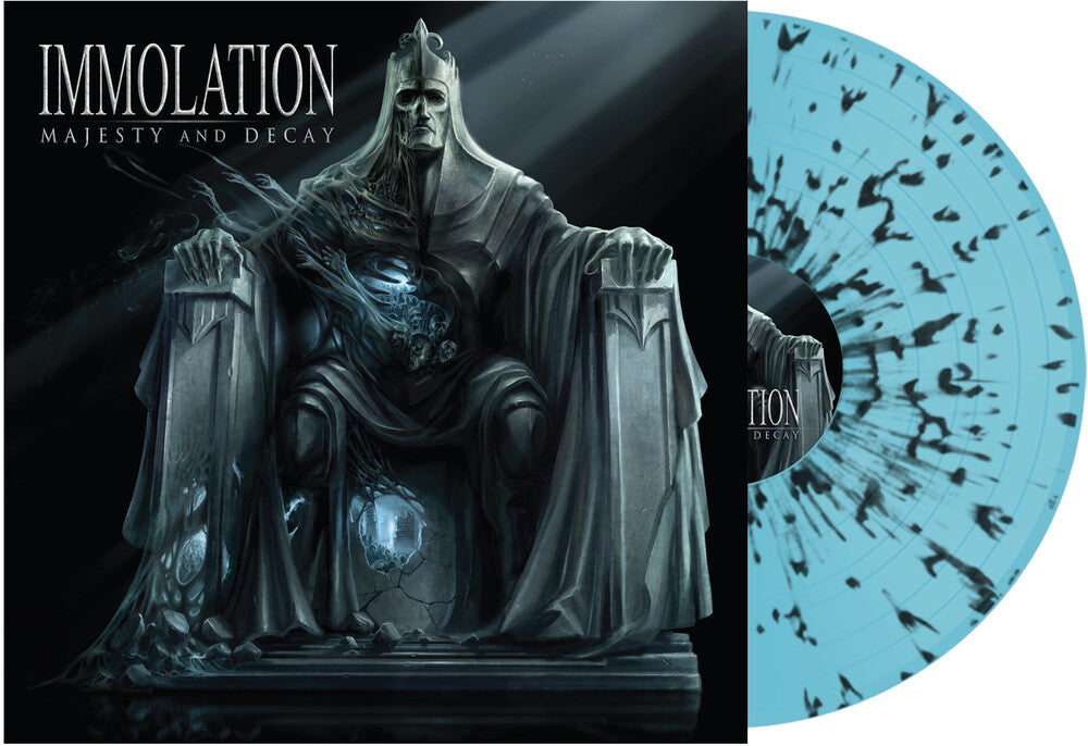 IMMOLATION 'MAJESTY AND DECAY' LP - BLUE/BLACK/SPLATTER