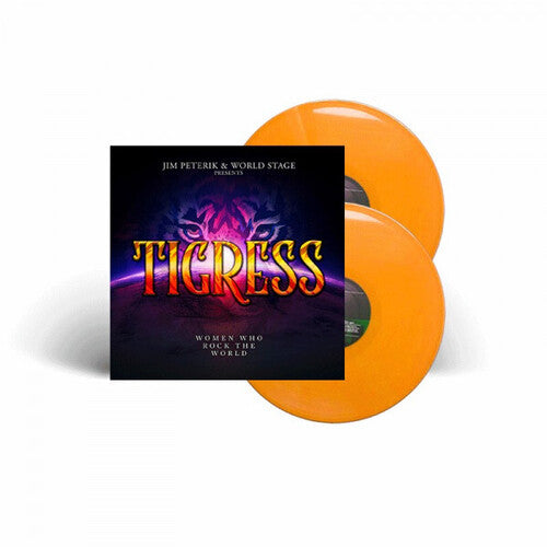 JIM PETERIK & WORLD STAGE 'TIGRESS - WOMEN WHO ROCK THE WORLD' 2LP - ORANGE