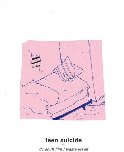 TEEN SUICIDE 'DC SNUFF FILM / WASTE YRSELF' LP - BLUE/PINK
