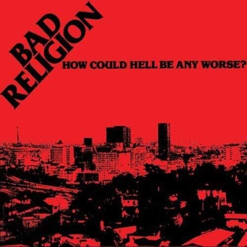 BAD RELIGION 'HOW COULD HELL BE ANY WORSE?' 40TH ANNIVERSARY LP - CLEAR/BLACK SMOKE