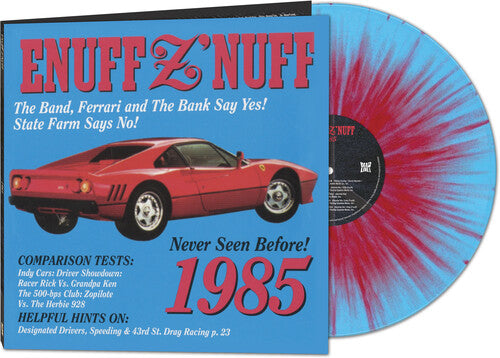 ENUFF Z'NUFF '1985' LP - BLUE/RED STARBURST
