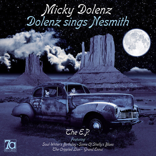 MICKY DOLENZ 'SINGS NESMITH THE EP' 10" EP - IMPORT - BLUE