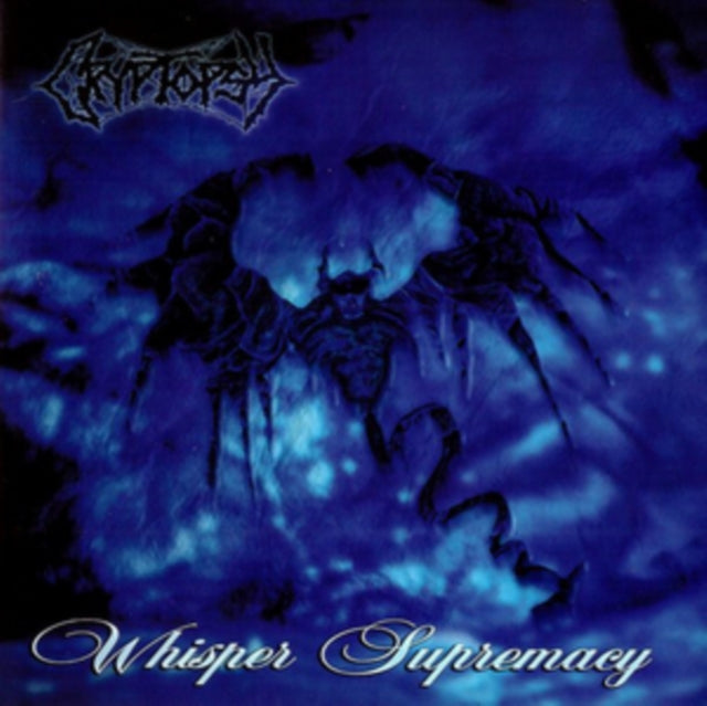 CRYPTOPSY 'WHISPER SUPREMACY' LP - ROYAL BLUE/BLACK/WHITE/SPLATTER