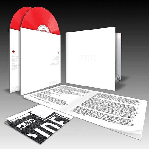 SUICIDE 'SURRENDER' 2LP - BLOOD RED