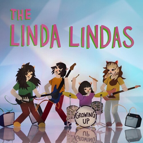 LINDA LINDAS 'GROWING UP' LP - CLEAR/BLUE/PINK