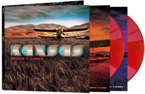 KANSAS 'SOMEWHERE TO ELSEWHERE' 2LP - RED