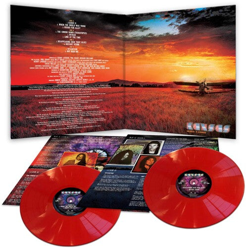 KANSAS 'SOMEWHERE TO ELSEWHERE' 2LP - RED